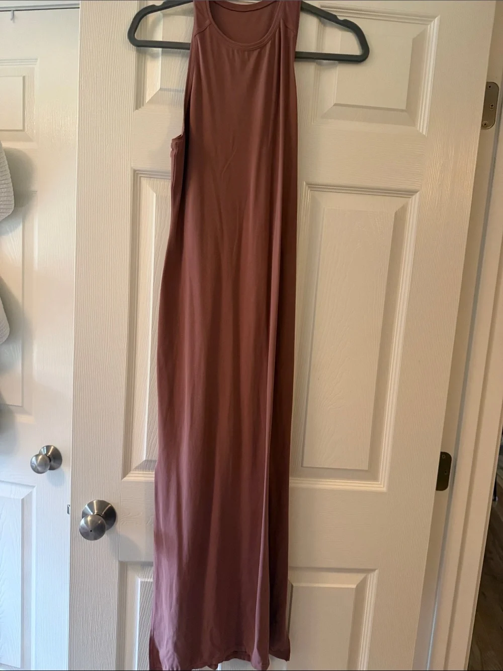 lululemon athletica Sleeveless Dusty Mauve Midi Dress - Picture 1 of 3
